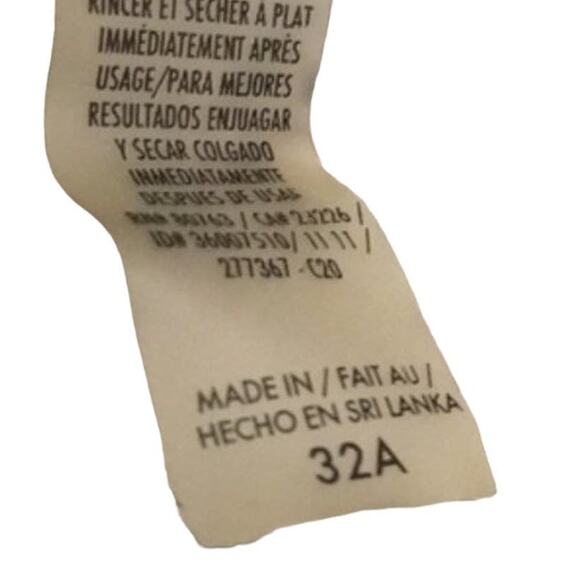 Victoria Secret Bikini top only Size 32A - Gray - Picture 7 of 7